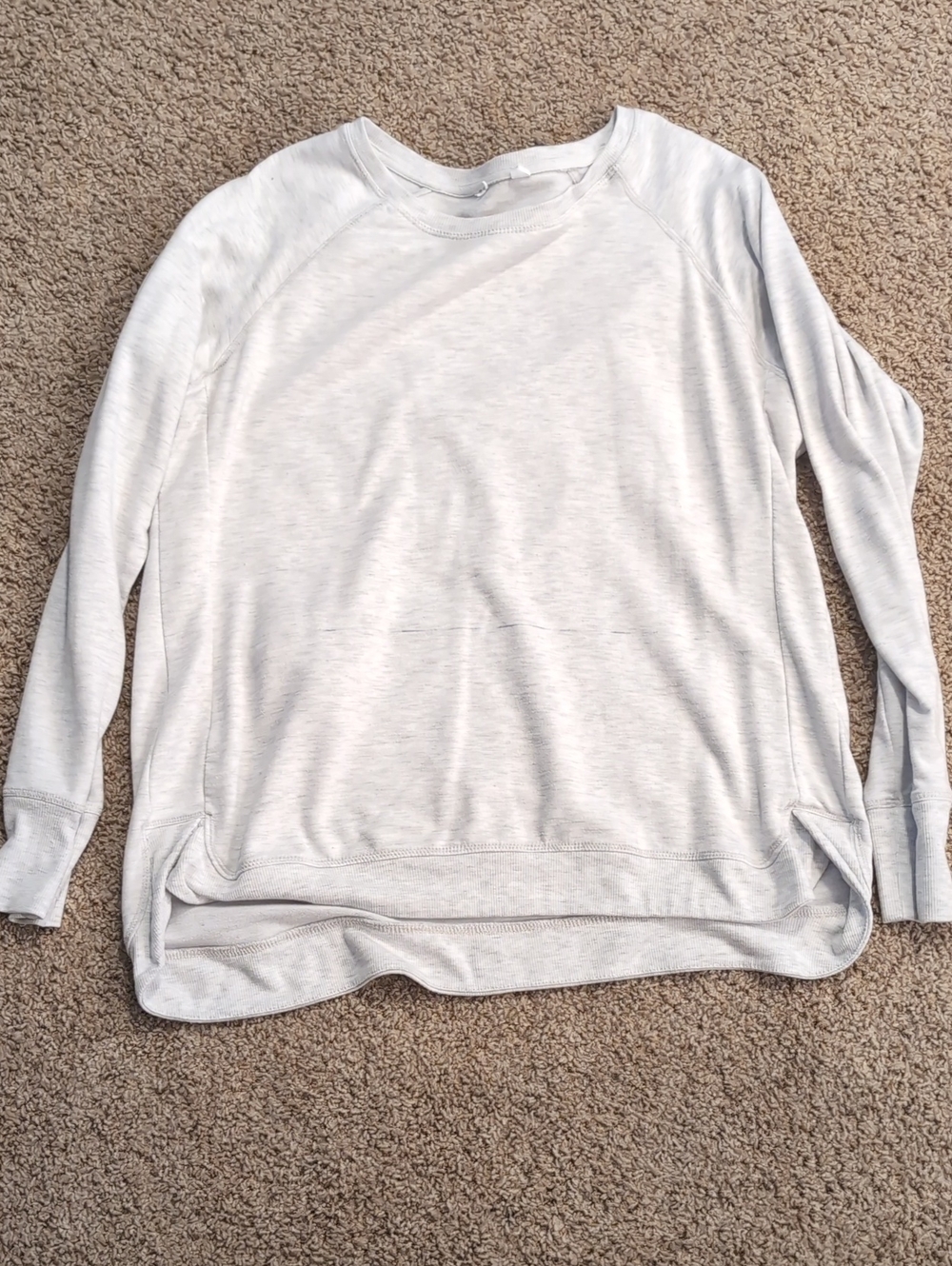 Light Gray Women's Crewneck Sweater